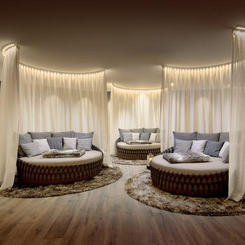 Spa Lounge Innenarchitektur Design