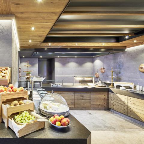 Wellness Hotel Innenarchitektur Buffet