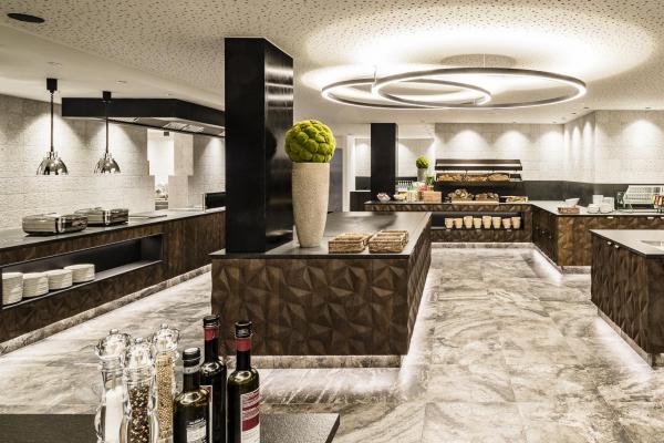 Buffet Hotel Innenarchitektur 