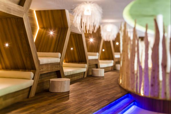 Ruheraum Sauna Wellnesshotel köck + bachler Südtirol